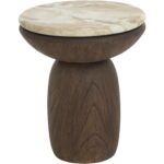 Orula End Table - Marble Look - Macchiato 8 Orula End Table - Marble Look - Macchiato 112808 112808 ORULA END TABLE 21