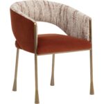 Jahara Dining Armchair - Meg Rust / Terri Nutmeg
