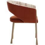 Jahara Dining Armchair - Meg Rust / Terri Nutmeg 7 Jahara Dining Armchair - Meg Rust / Terri Nutmeg - Image 3