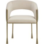 Jahara Dining Armchair - Meg Taupe / Porcini Taupe 6 Jahara Dining Armchair - Meg Taupe / Porcini Taupe - Image 2