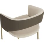 Jahara Dining Armchair - Meg Taupe / Porcini Taupe 9 Jahara Dining Armchair - Meg Taupe / Porcini Taupe - Image 5