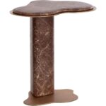Isola End Table - Marble Look - Mocha 7 Isola End Table - Marble Look - Mocha - Image 2