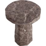 Baldur End Table - Marble Look - Dark Emperador 6 Baldur End Table - Marble Look - Dark Emperador - Image 3