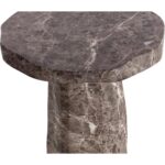 Baldur End Table - Marble Look - Dark Emperador 7 Baldur End Table - Marble Look - Dark Emperador - Image 4