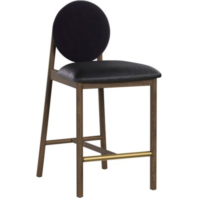 Orabell Counter Stool - Bravo Black / Abbington Black