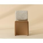 Dunnington Dining Chair - Gold - Kona Camel / Noah Ecru 112873 112873 DUNNINGTON DINING CHAIR GOLD KONA CAMEL NOAH ECRU 1