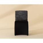 Dunnington Dining Chair - Dark Bronze - Abbington Black / Hobbes Night 112874 112874 DUNNINGTON DINING CHAIR DARK BRONZE ABBINGTON BLACK HOBBES NIGHT 1