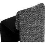 Dunnington Dining Chair - Dark Bronze - Abbington Black / Hobbes Night 112874 112874 DUNNINGTON DINING CHAIR DARK BRONZE ABBINGTON BLACK HOBBES NIGHT 26