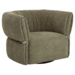Davisville Swivel Armchair - Colorado Eucalyptus