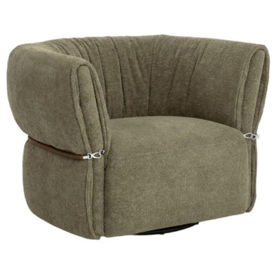 Davisville Swivel Armchair - Colorado Eucalyptus