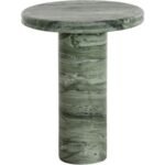 Bastion End Table - Marble Look - Sage 5 Bastion End Table - Marble Look - Sage - Image 2