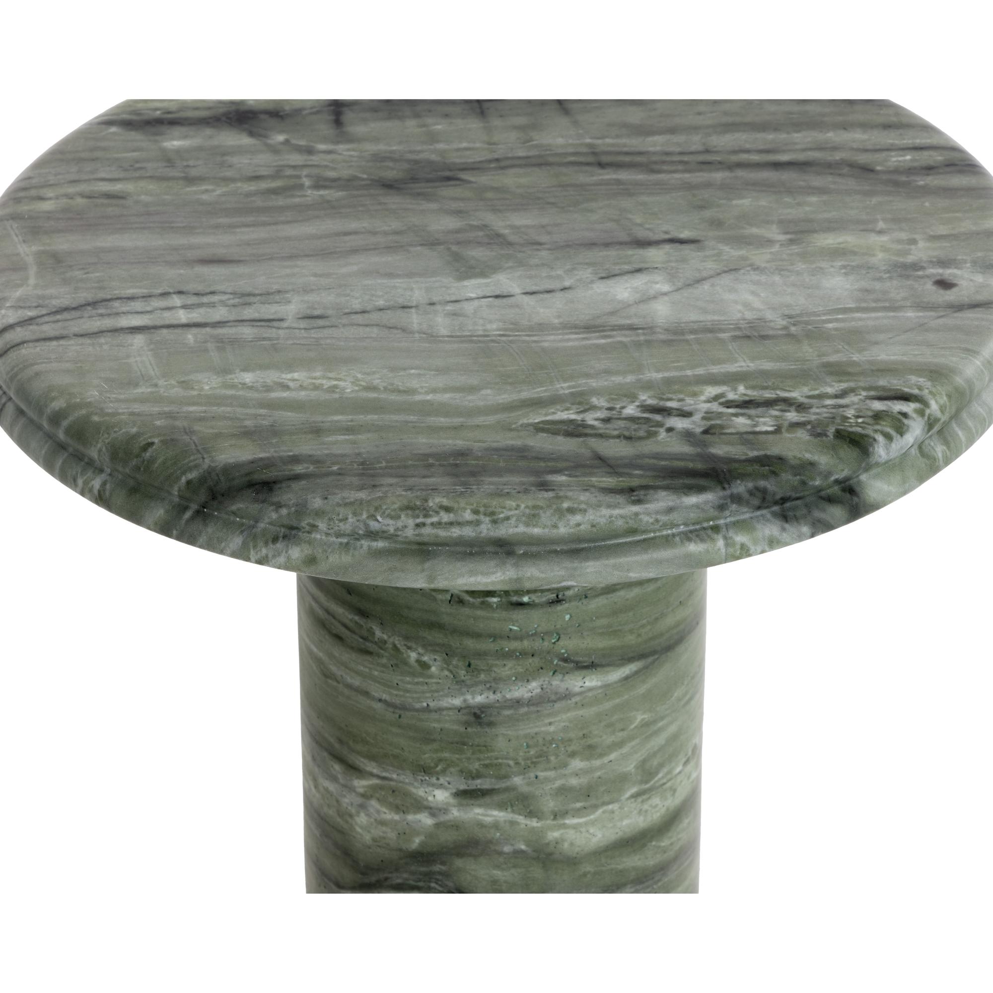 Bastion End Table - Marble Look - Sage 4 Bastion End Table - Marble Look - Sage - Image 4