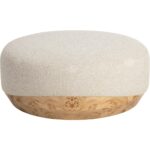 Mithuna Ottoman - Large - Santa Cruz Oatmeal 7 Mithuna Ottoman - Large - Santa Cruz Oatmeal - Image 3