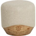 Mithuna Ottoman - Small - Santa Cruz Oatmeal 6 Mithuna Ottoman - Small - Santa Cruz Oatmeal - Image 2