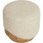 Mithuna Ottoman - Small - Santa Cruz Oatmeal 8 Mithuna Ottoman - Small - Santa Cruz Oatmeal - Image 4