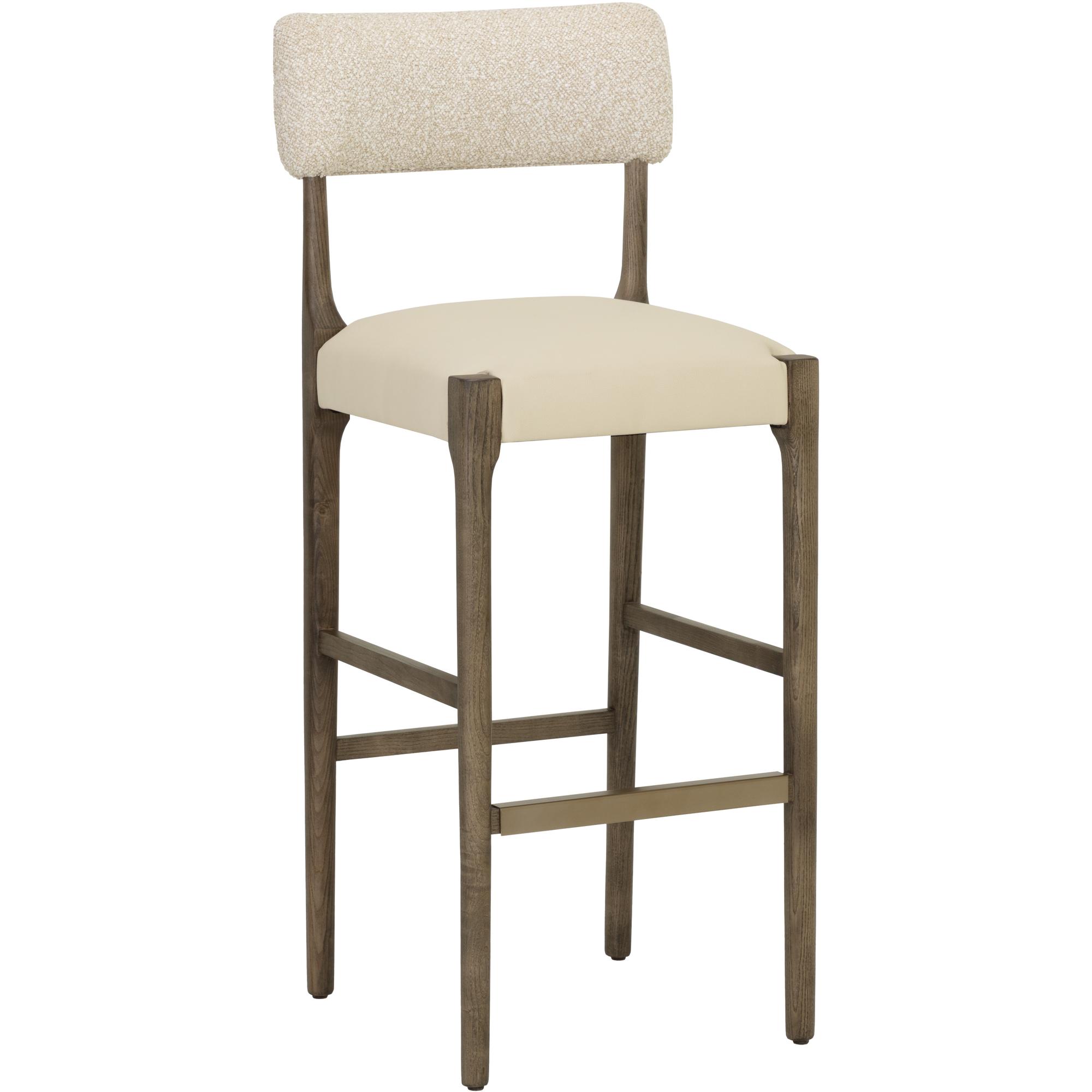 Guardi Barstool - Scottsdale Eggshell / Santa Cruz Oatmeal 1 Guardi Barstool - Scottsdale Eggshell / Santa Cruz Oatmeal