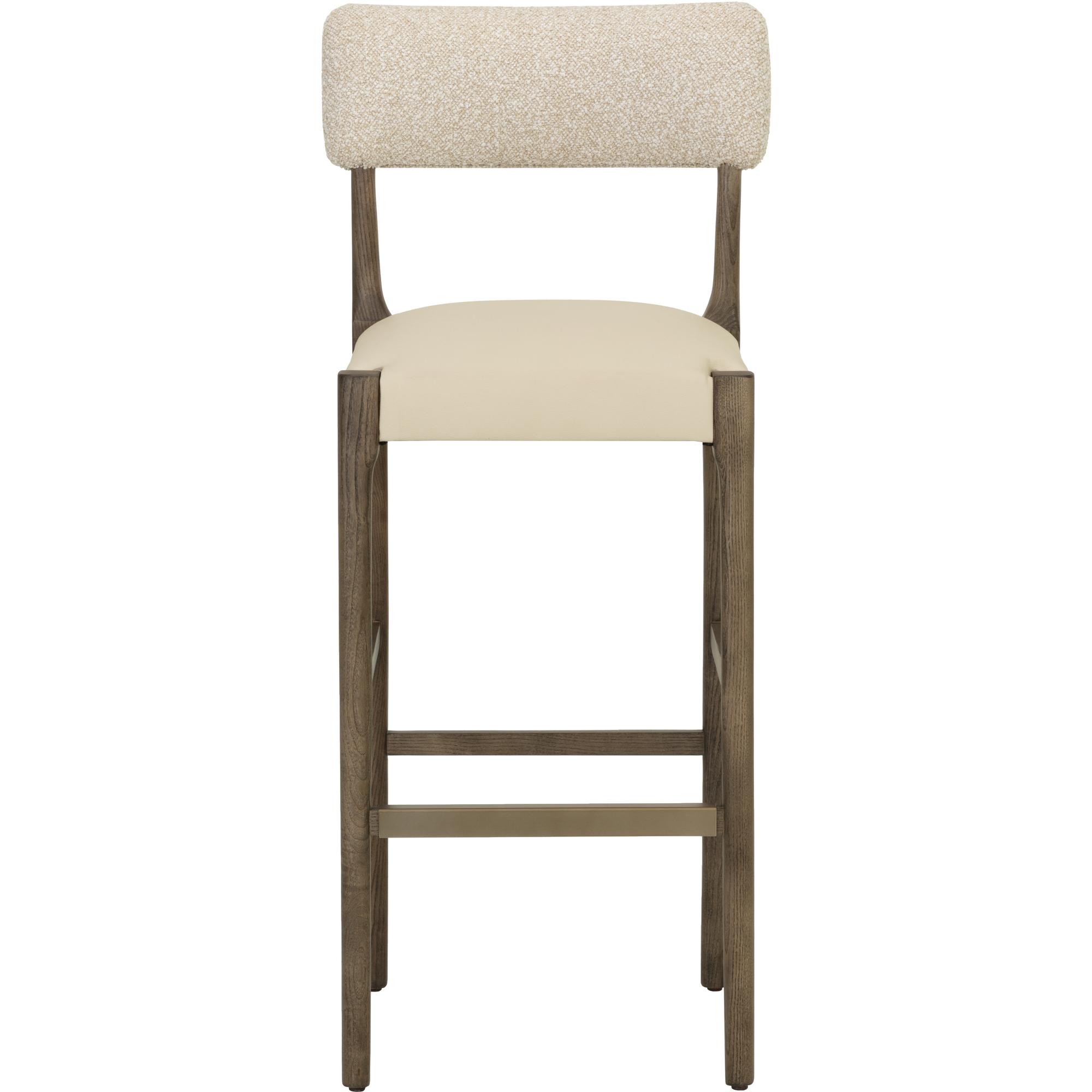 Guardi Barstool - Scottsdale Eggshell / Santa Cruz Oatmeal 2 Guardi Barstool - Scottsdale Eggshell / Santa Cruz Oatmeal - Image 2