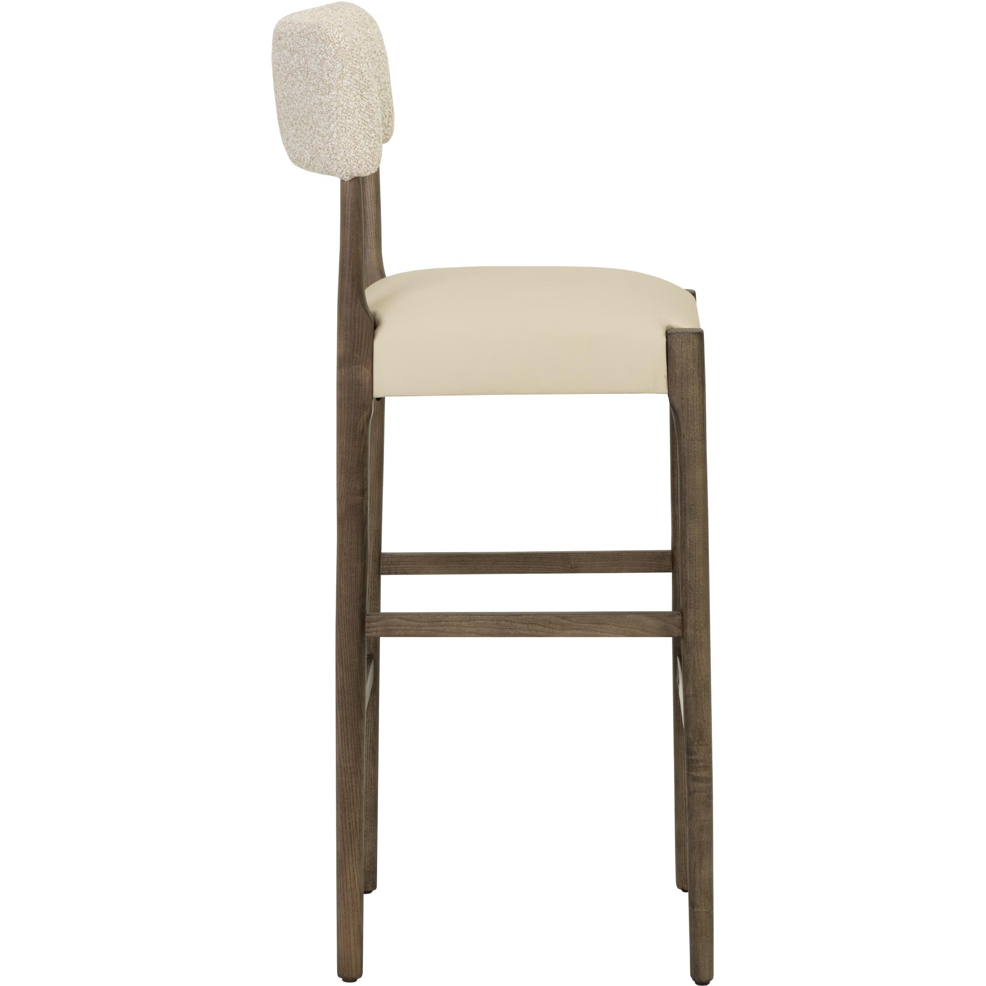Guardi Barstool - Scottsdale Eggshell / Santa Cruz Oatmeal 3 Guardi Barstool - Scottsdale Eggshell / Santa Cruz Oatmeal - Image 3