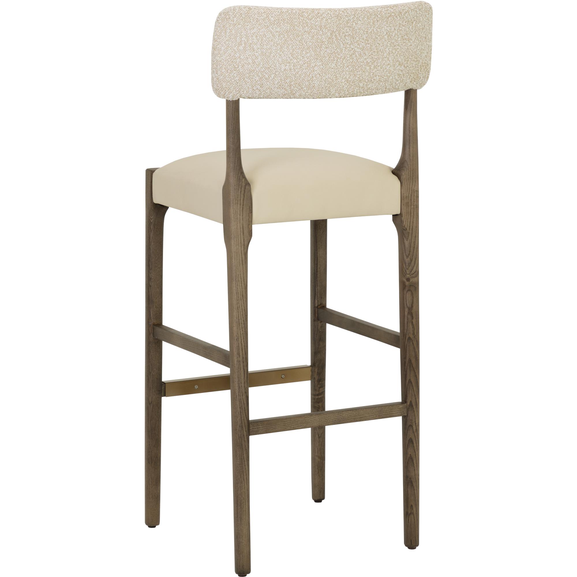 Guardi Barstool - Scottsdale Eggshell / Santa Cruz Oatmeal 4 Guardi Barstool - Scottsdale Eggshell / Santa Cruz Oatmeal - Image 4