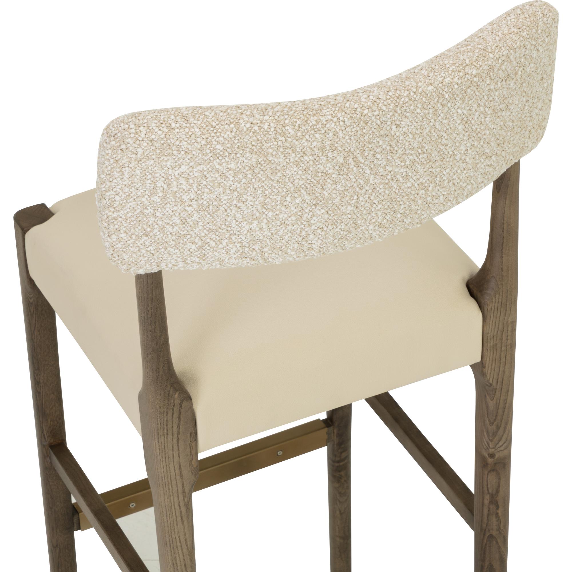 Guardi Barstool - Scottsdale Eggshell / Santa Cruz Oatmeal 5 Guardi Barstool - Scottsdale Eggshell / Santa Cruz Oatmeal - Image 5