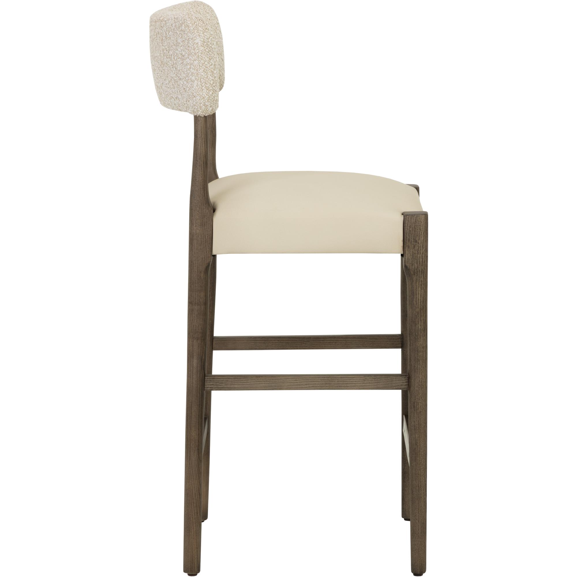 Guardi Counter Stool - Scottsdale Eggshell / Santa Cruz Oatmeal 3 Guardi Counter Stool - Scottsdale Eggshell / Santa Cruz Oatmeal - Image 3