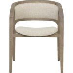 Arco Dining Armchair - Greige - Santa Cruz Oatmeal 7 Arco Dining Armchair - Greige - Santa Cruz Oatmeal - Image 2