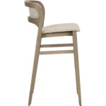 Arco Barstool - Greige - Santa Cruz Oatmeal 7 Arco Barstool - Greige - Santa Cruz Oatmeal - Image 3