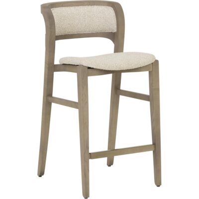 Arco Counter Stool - Greige - Santa Cruz Oatmeal
