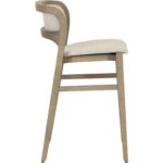 Arco Counter Stool - Greige - Santa Cruz Oatmeal 7 Arco Counter Stool - Greige - Santa Cruz Oatmeal - Image 3