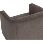 Garrison Swivel Lounge Chair - Rika Chocolate 9 Garrison Swivel Lounge Chair - Rika Chocolate - Image 5