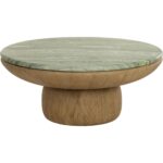 Orula Coffee Table - Marble Look - Sage 5 Orula Coffee Table - Marble Look - Sage - Image 2