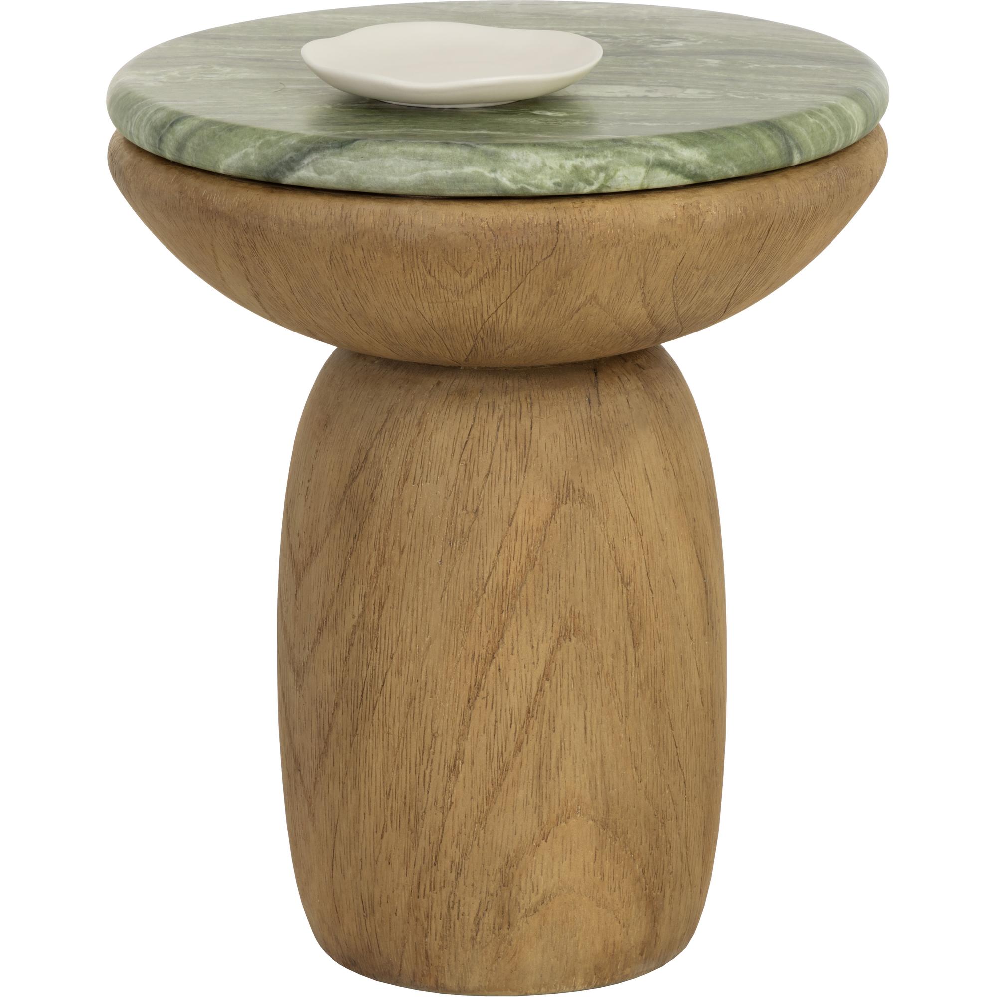 Orula End Table - Marble Look - Sage 1 Orula End Table - Marble Look - Sage