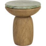 Orula End Table - Marble Look - Sage 5 Orula End Table - Marble Look - Sage - Image 2