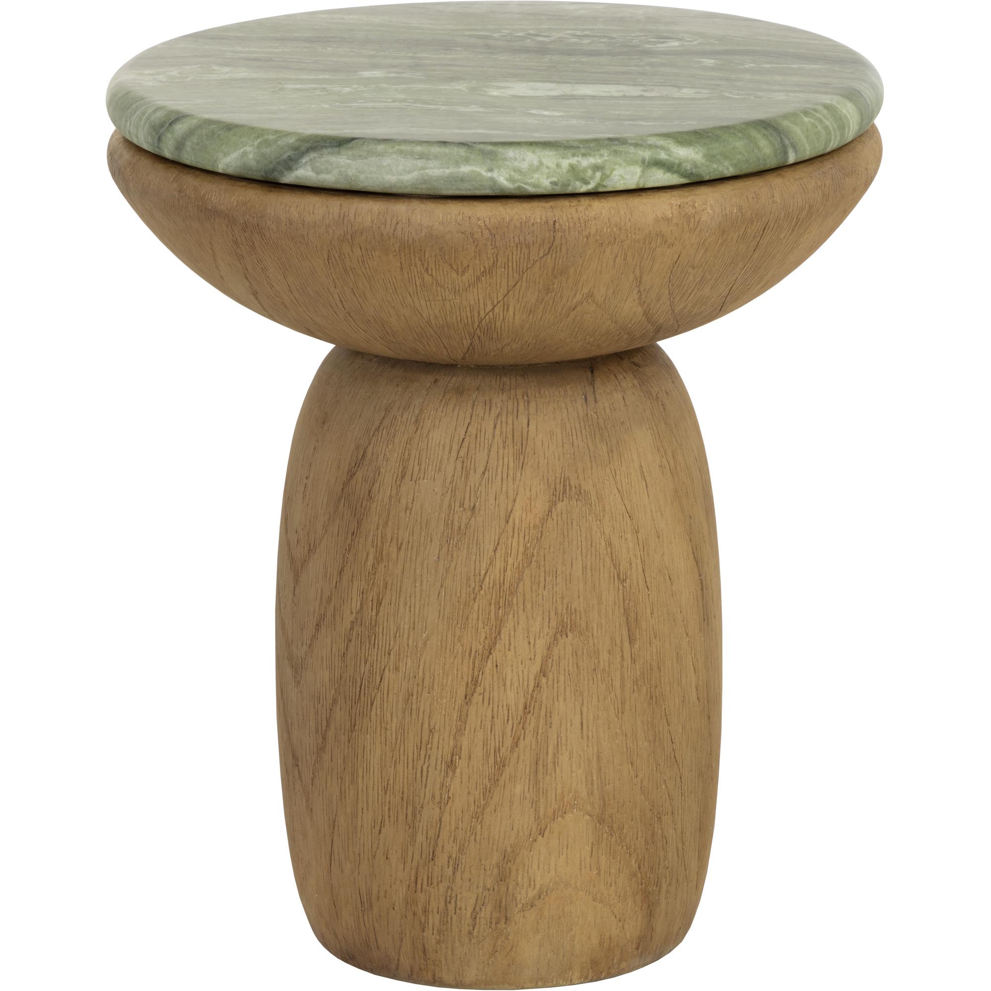 Orula End Table - Marble Look - Sage 2 Orula End Table - Marble Look - Sage - Image 2