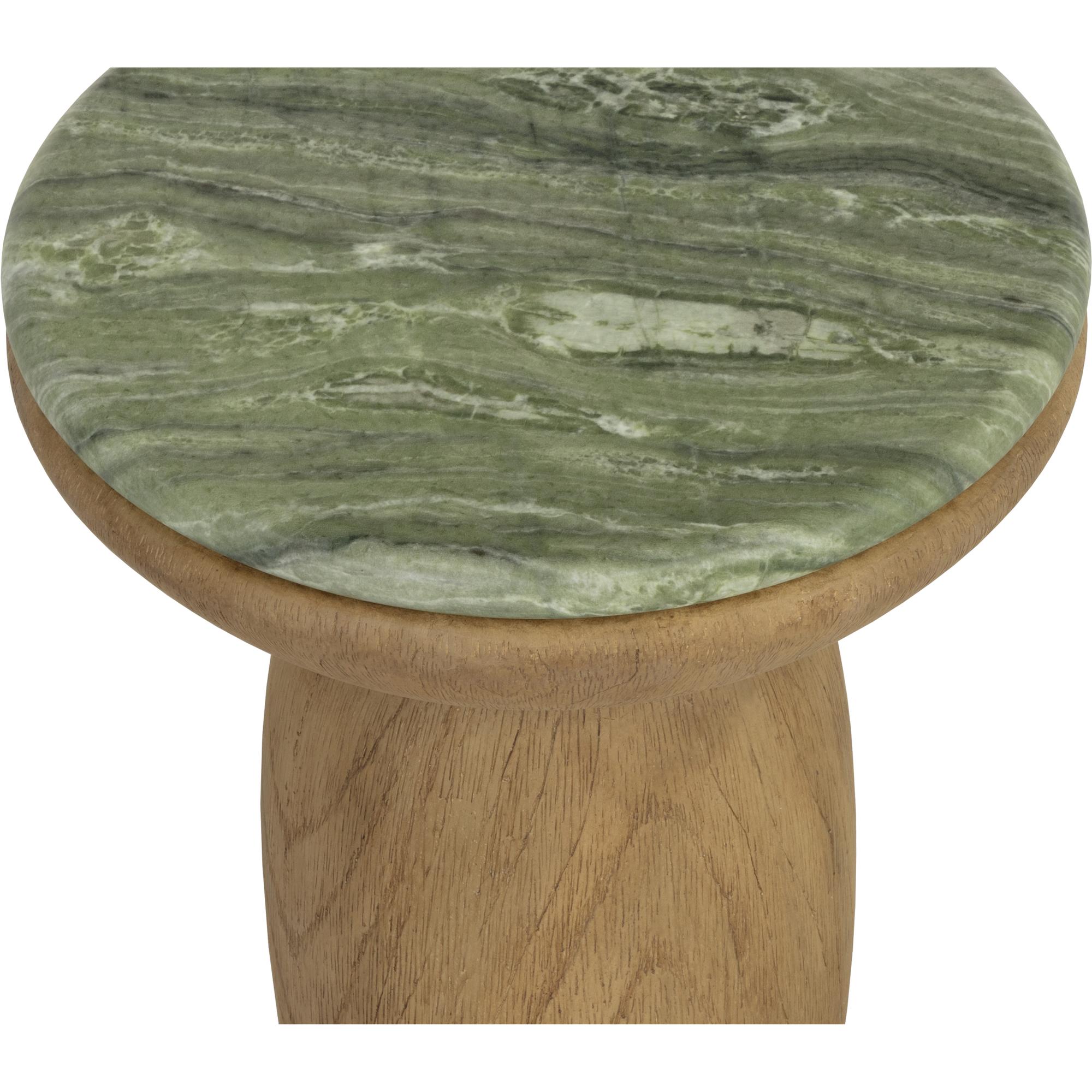Orula End Table - Marble Look - Sage 4 Orula End Table - Marble Look - Sage - Image 4