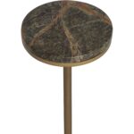 Ivor End Table - Bronze Marble - Image 4