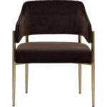 Tova Dining Armchair - Diamond Mink - Image 2