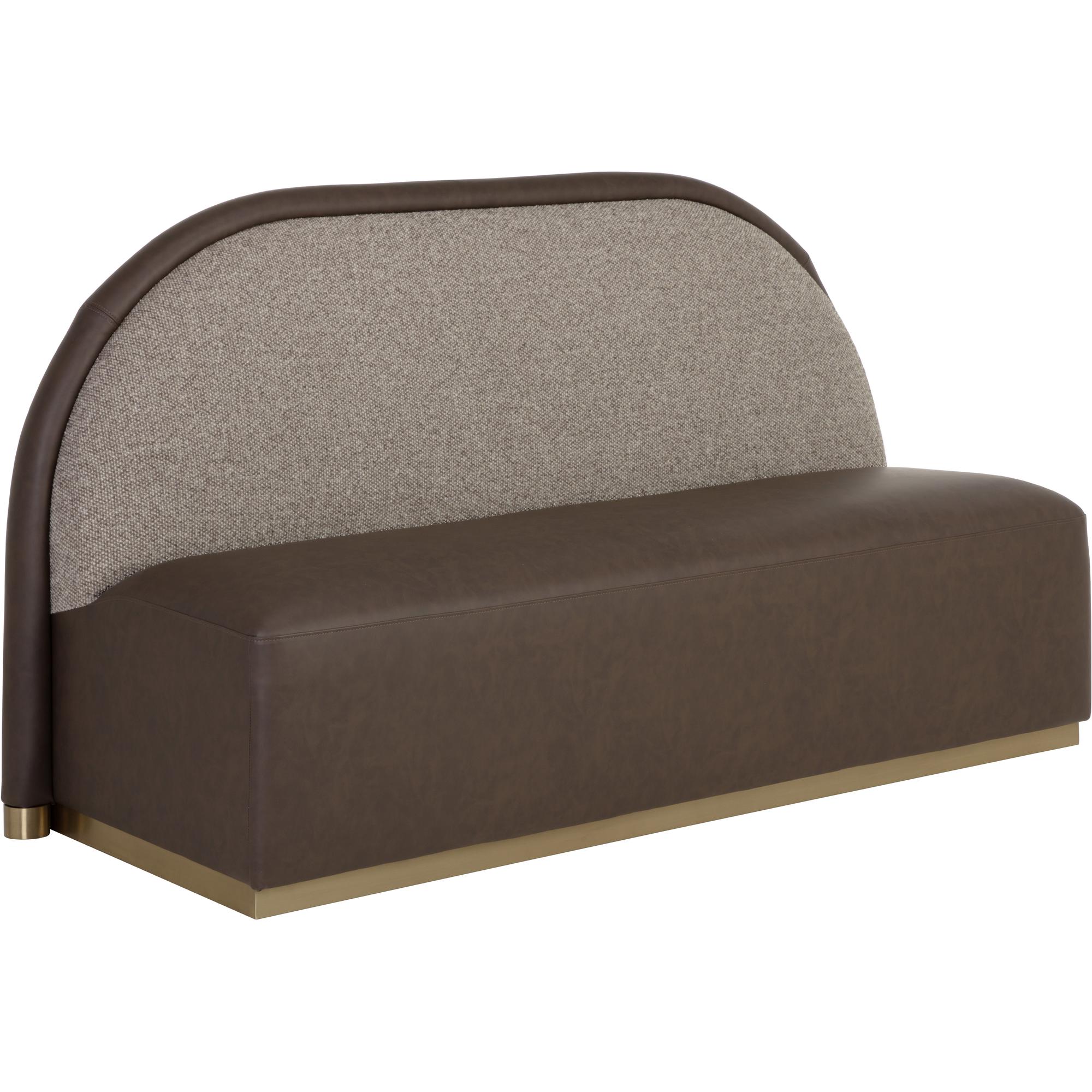 Ovid Banquette - Eglinton Espresso / Gellar Earth 1 Ovid Banquette - Eglinton Espresso / Gellar Earth