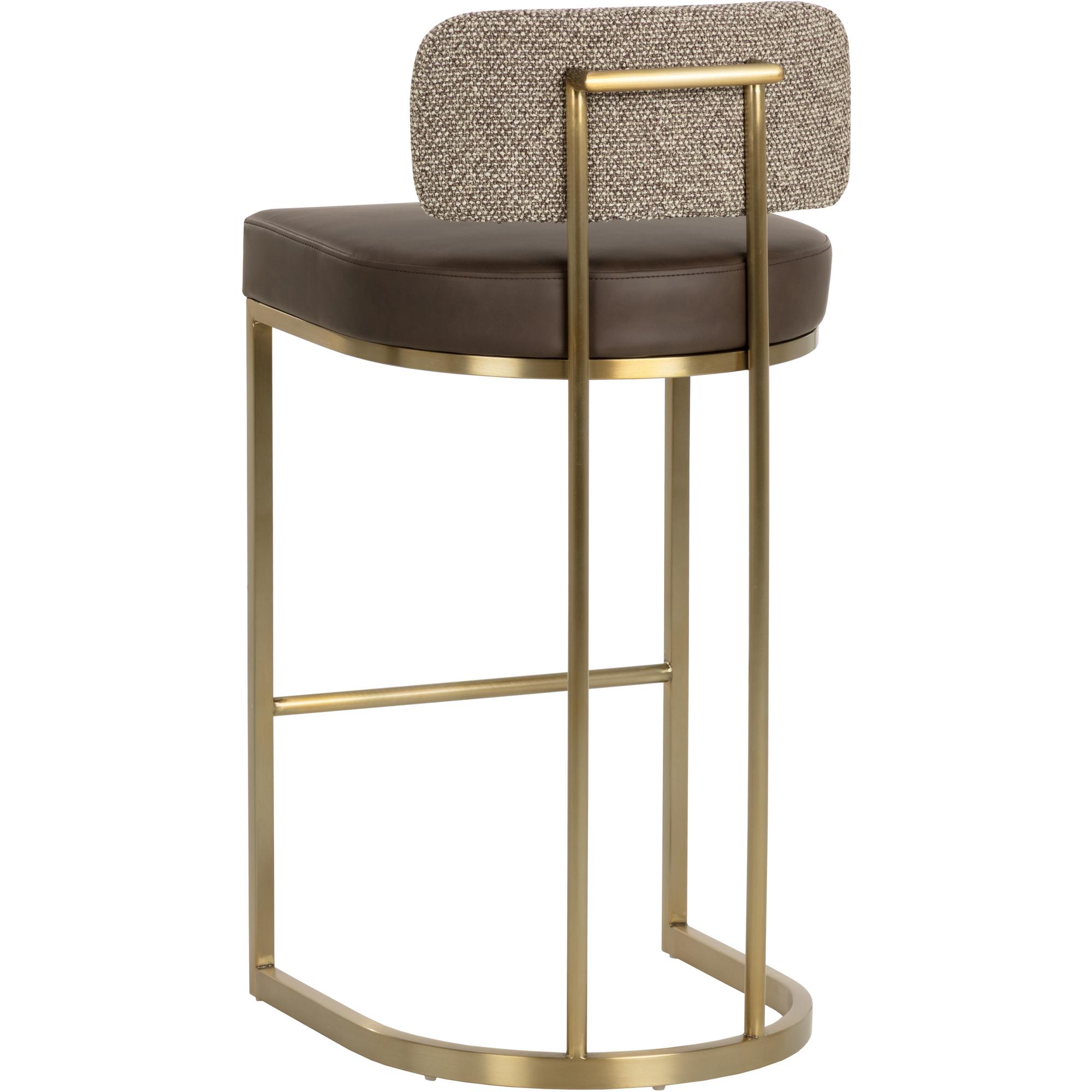 Larissa Barstool - Eglinton Espresso / Gellar Earth 4 Larissa Barstool - Eglinton Espresso / Gellar Earth - Image 4