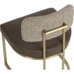 Larissa Dining Chair - Eglinton Espresso / Gellar Earth - Image 5