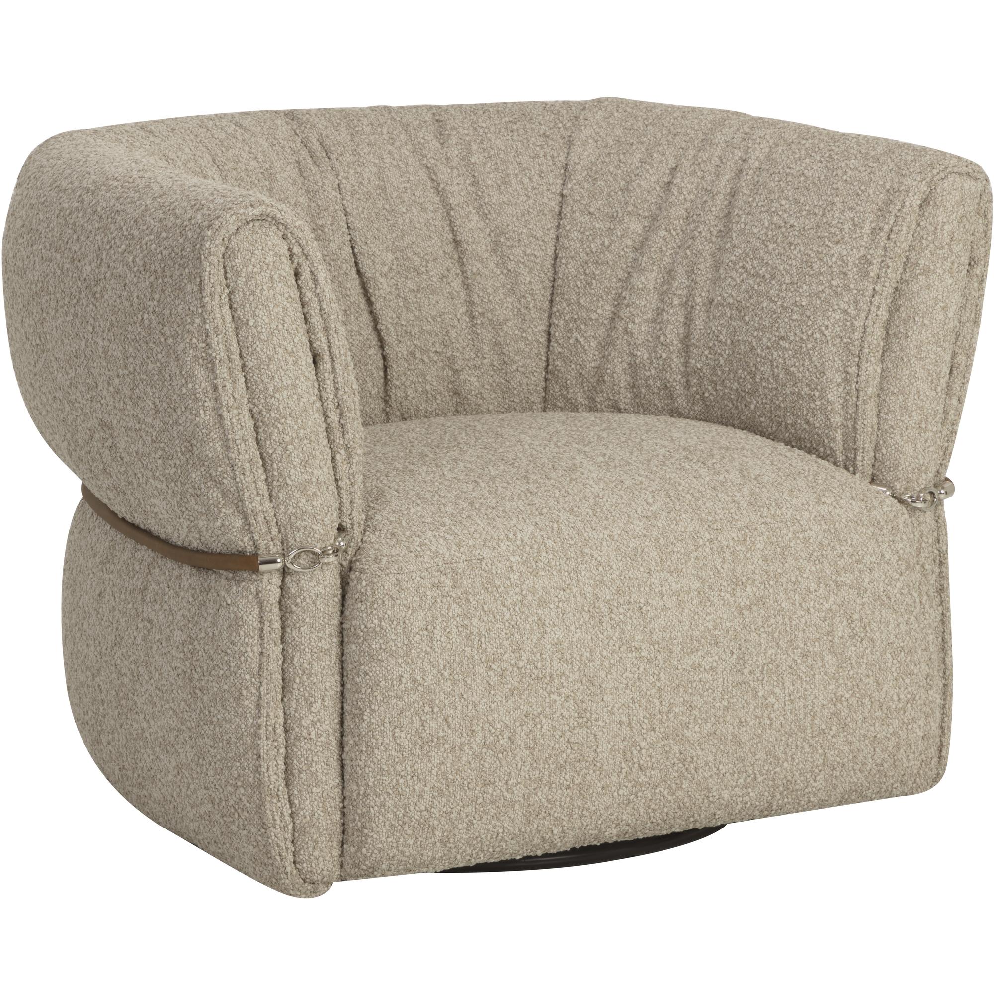 Davisville Swivel Armchair - Santa Cruz Cappuccino 1 Davisville Swivel Armchair - Santa Cruz Cappuccino