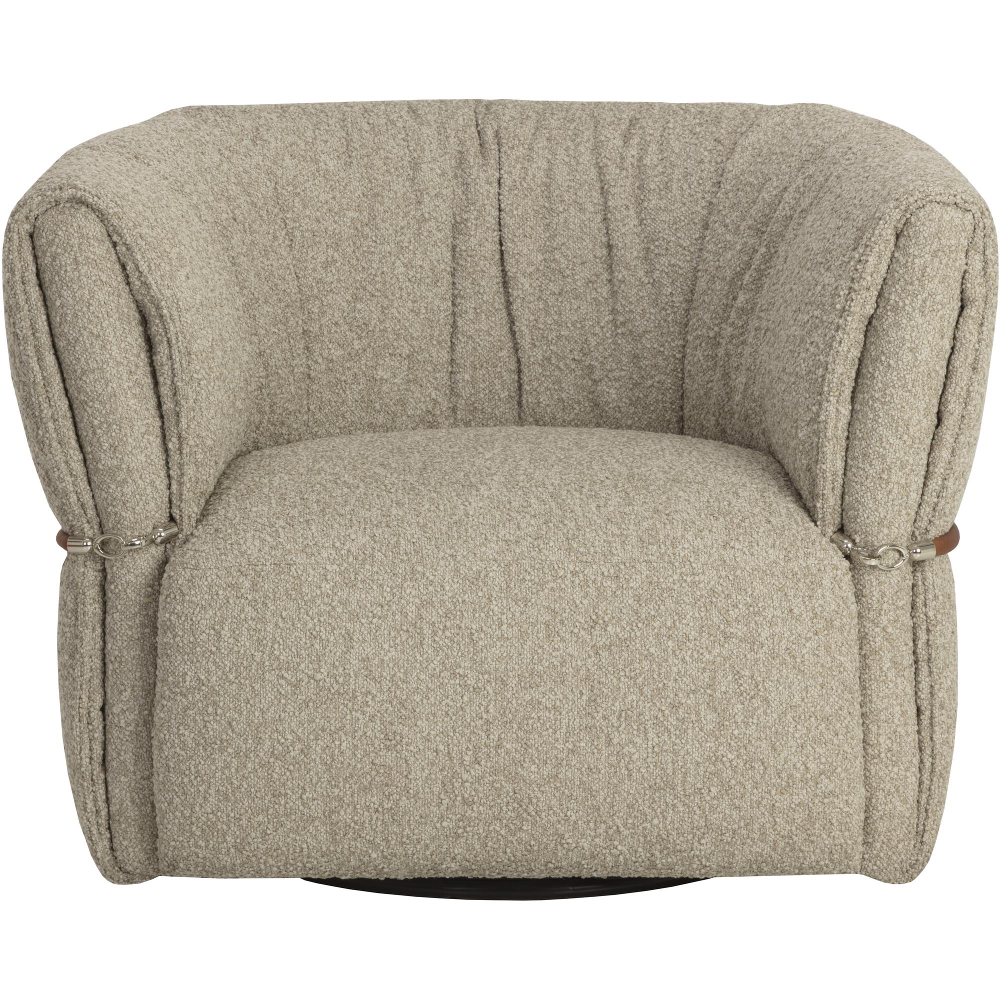 Davisville Swivel Armchair - Santa Cruz Cappuccino 2 Davisville Swivel Armchair - Santa Cruz Cappuccino - Image 2