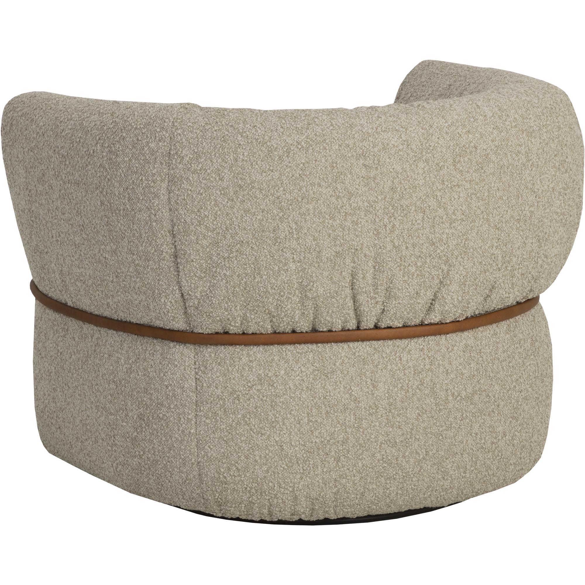 Davisville Swivel Armchair - Santa Cruz Cappuccino 4 Davisville Swivel Armchair - Santa Cruz Cappuccino - Image 4