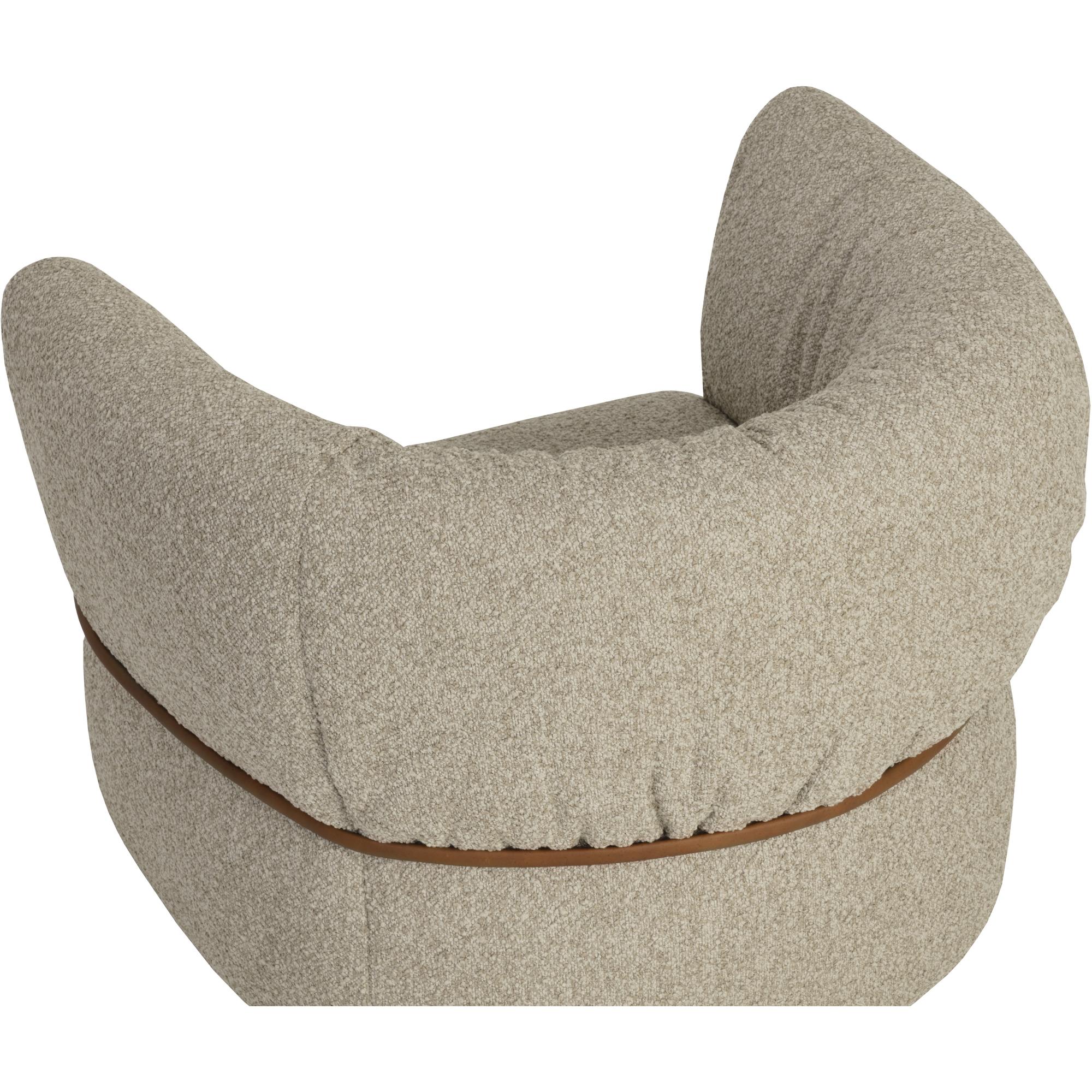 Davisville Swivel Armchair - Santa Cruz Cappuccino 5 Davisville Swivel Armchair - Santa Cruz Cappuccino - Image 5