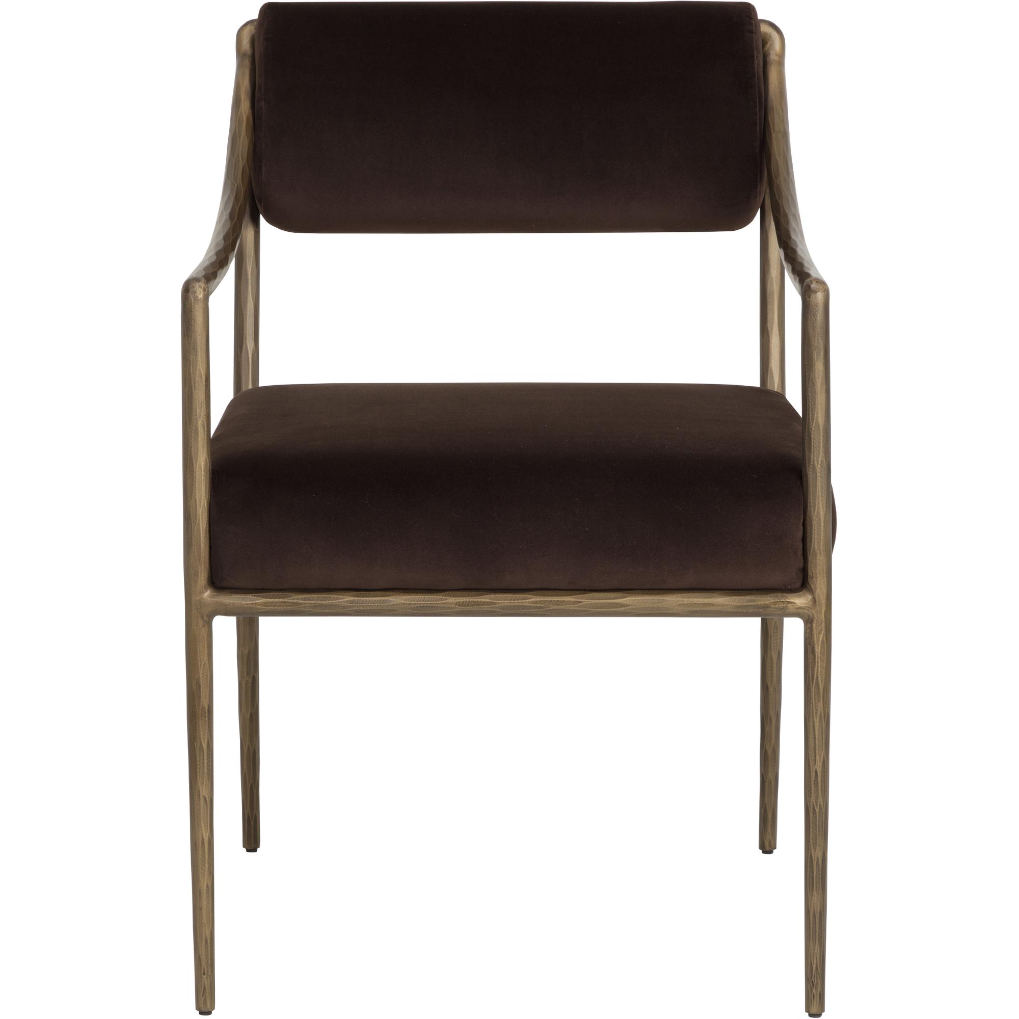 Leticia Dining Armchair - Diamond Mink 2 Leticia Dining Armchair - Diamond Mink - Image 2