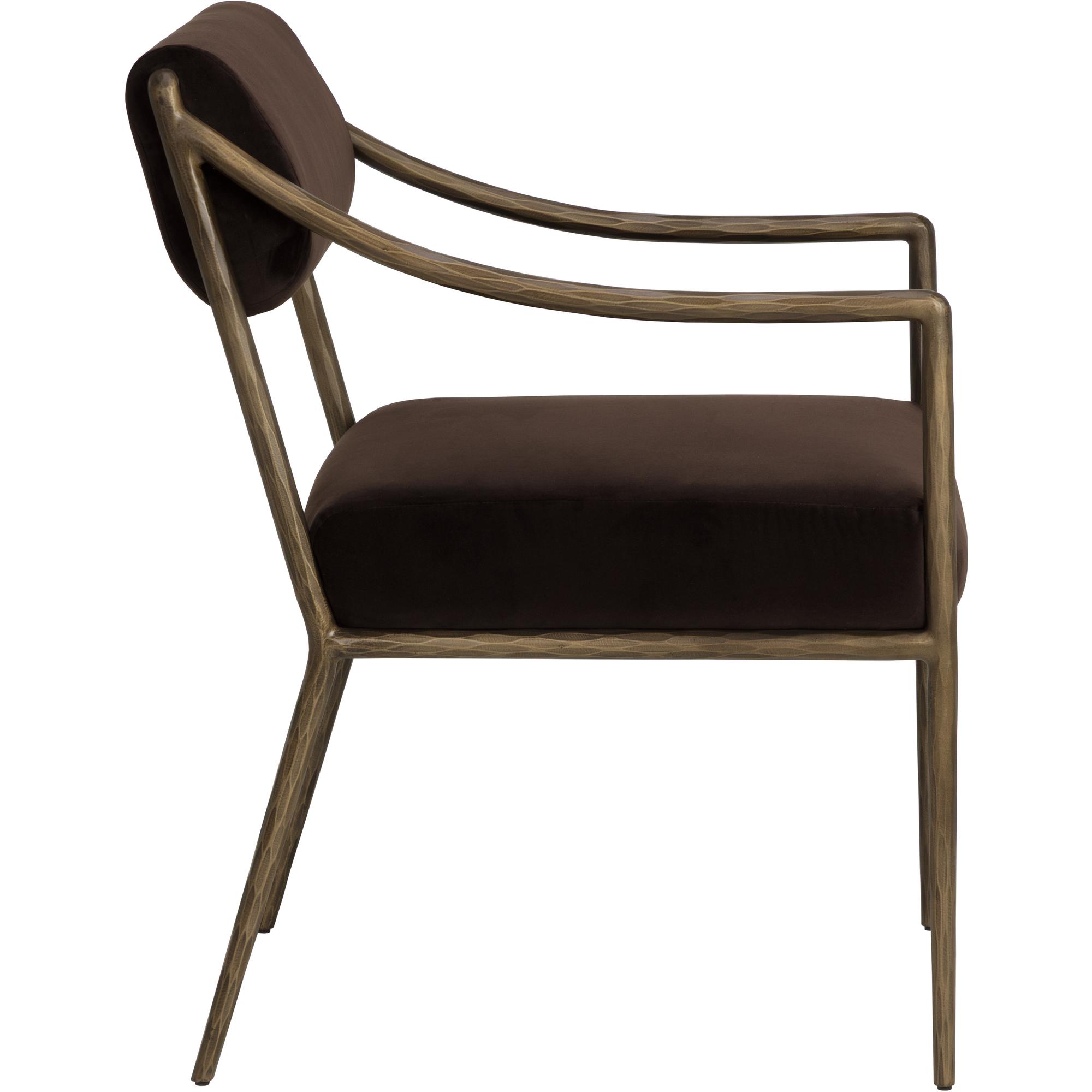 Leticia Dining Armchair - Diamond Mink 3 Leticia Dining Armchair - Diamond Mink - Image 3