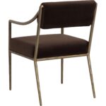 Leticia Dining Armchair - Diamond Mink 8 Leticia Dining Armchair - Diamond Mink - Image 4