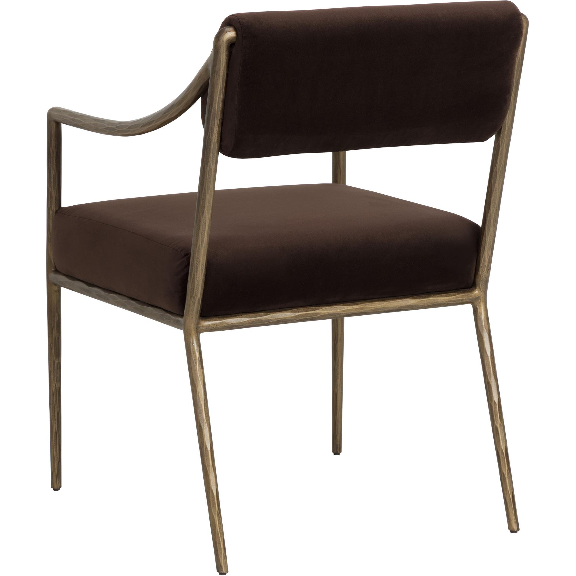 Leticia Dining Armchair - Diamond Mink 4 Leticia Dining Armchair - Diamond Mink - Image 4