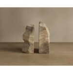 Strata Bookend (Set Of 2) - Marble Look - Mocha 29 Strata Bookend (Set Of 2) - Marble Look - Mocha - Image 10