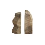 Strata Bookend (Set Of 2) - Marble Look - Mocha 37 Strata Bookend (Set Of 2) - Marble Look - Mocha - Image 18